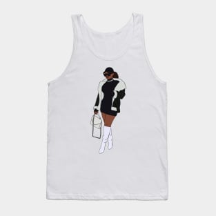 Black Woman Cartoon Collection Tank Top